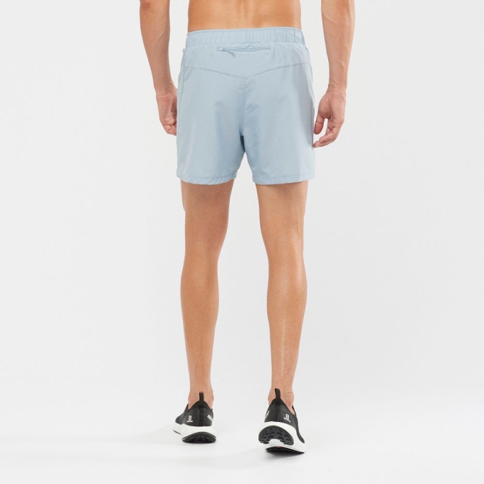 Ashley Blue Salomon AGILE 5 Men's Shorts | AE-305AUBN