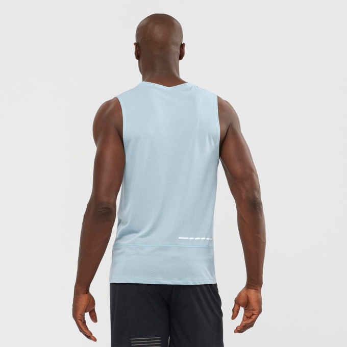 Ashley Blue Salomon AGILE M Men's Tank | AE-143ZXLD