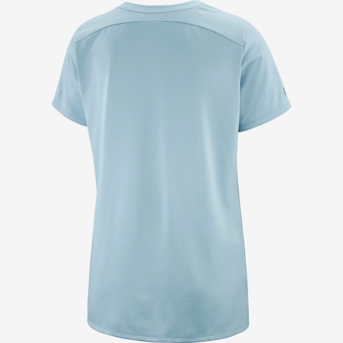 Ashley Blue Salomon OUTLIFE LAYERING W Short Sleeve Women's T Shirts | AE-478EMZQ