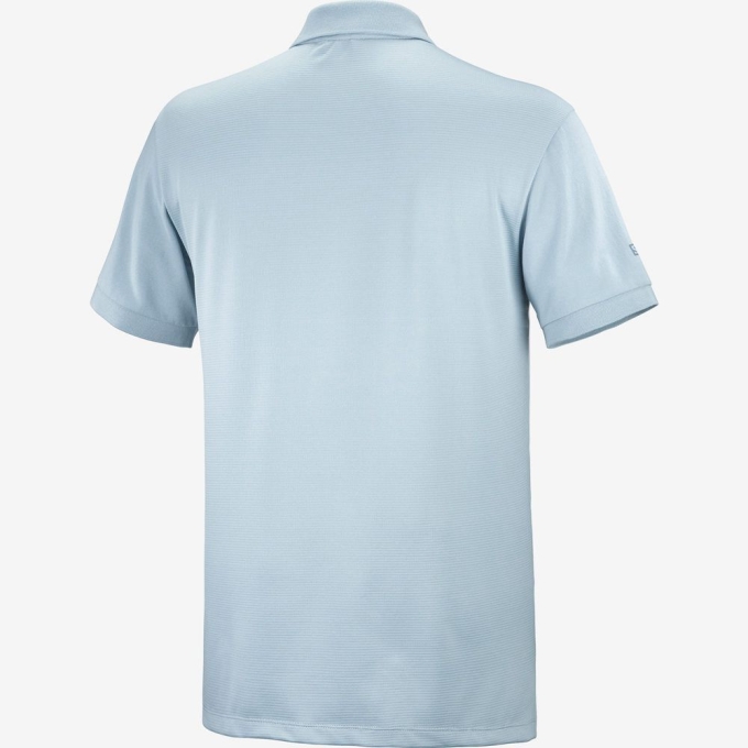 Ashley Blue Salomon OUTLIFE TECH POLO M Short Sleeve Men's T Shirts | AE-085OZUS