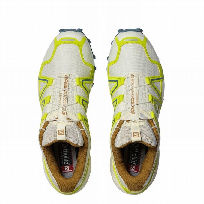 Beige / Rose Salomon SPEEDCROSS 3 Women's Trail Running Shoes | AE-231YAHK