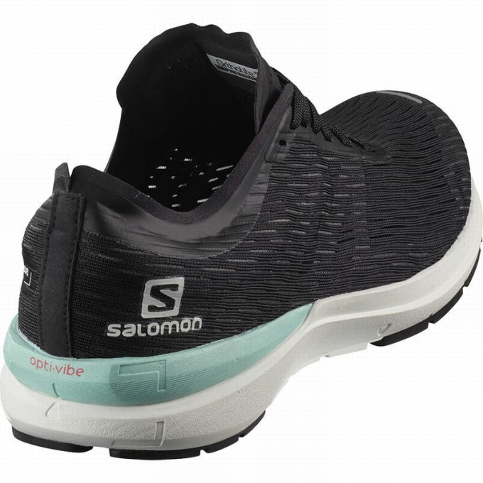 Black / Blue Salomon SONIC 3 ACCELERATE W Women's Running Shoes | AE-567YZER