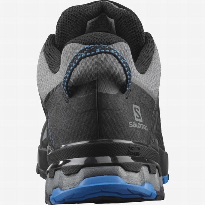 Black / Blue Salomon XA WILD Men's Trail Running Shoes | AE-123UZJF