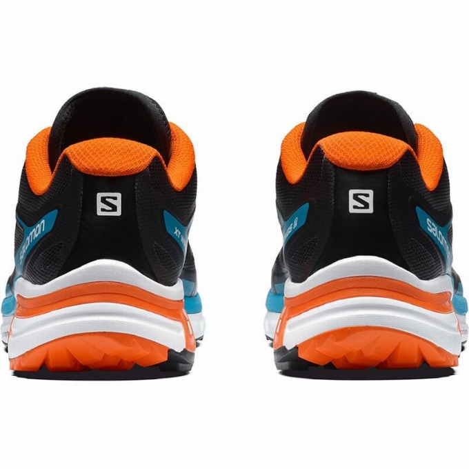 Black / Blue Salomon XT-WINGS 2 Men's Trail Running Shoes | AE-852VWOQ