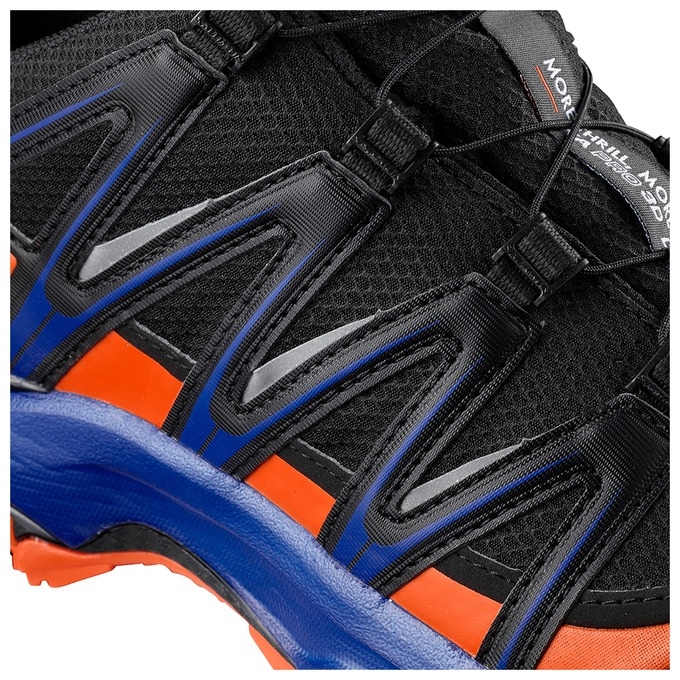 Black / Orange / Blue Salomon XA PRO 3D GTX LTD Men's Trail Running Shoes | AE-315YFSZ