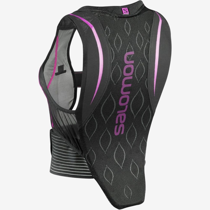 Black / Purple Salomon FLEXCELL BACK PROTECTION Women\'s Packs | AE-387WTVZ