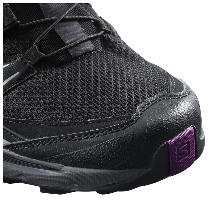 Black / Purple Salomon XA LITE W Women's Trail Running Shoes | AE-547MFCP