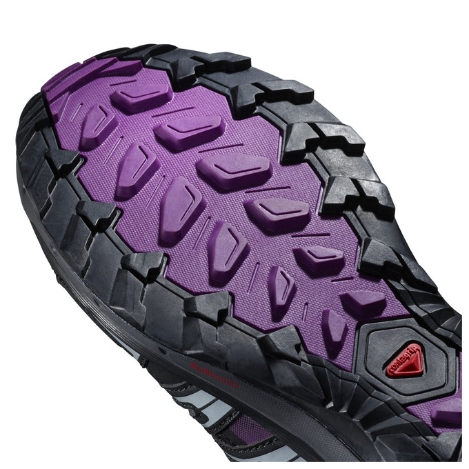 Black / Purple Salomon XA LITE W Women's Trail Running Shoes | AE-547MFCP