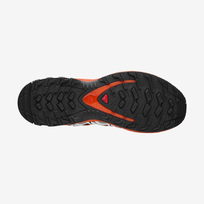 Black / Red Orange Salomon XA PRO 3D Men's Sneakers | AE-184OBFG