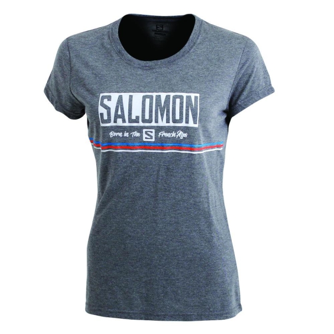 Black Salomon 1947 SS W Women\'s T Shirts | AE-810QHGX