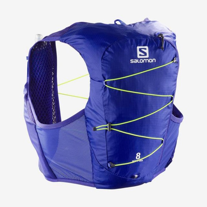 Black Salomon ACTIVE SKIN 8 SET HYDRATION PACK Women's Packs | AE-701LQYT