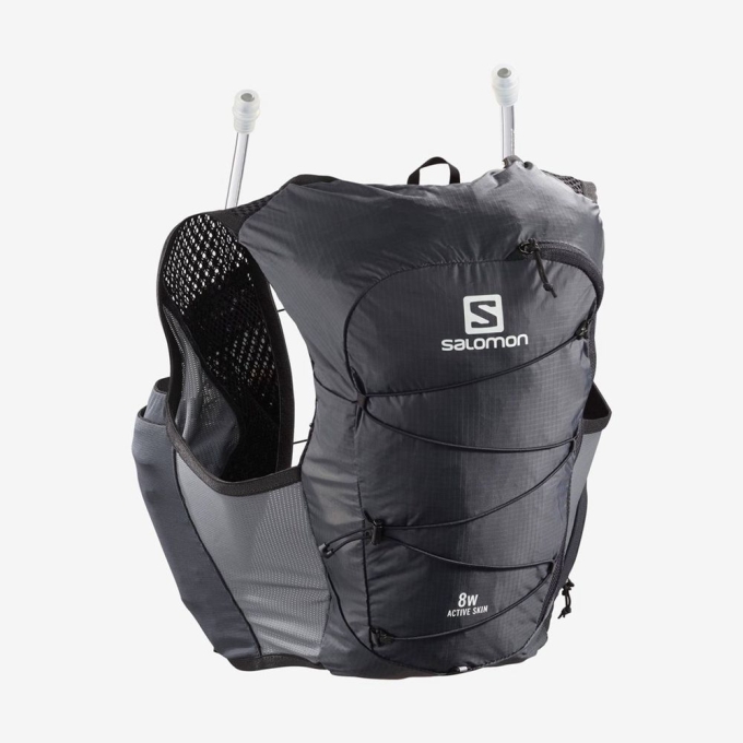 Black Salomon ACTIVE SKIN 8 W SET Women's Packs | AE-059BCOM