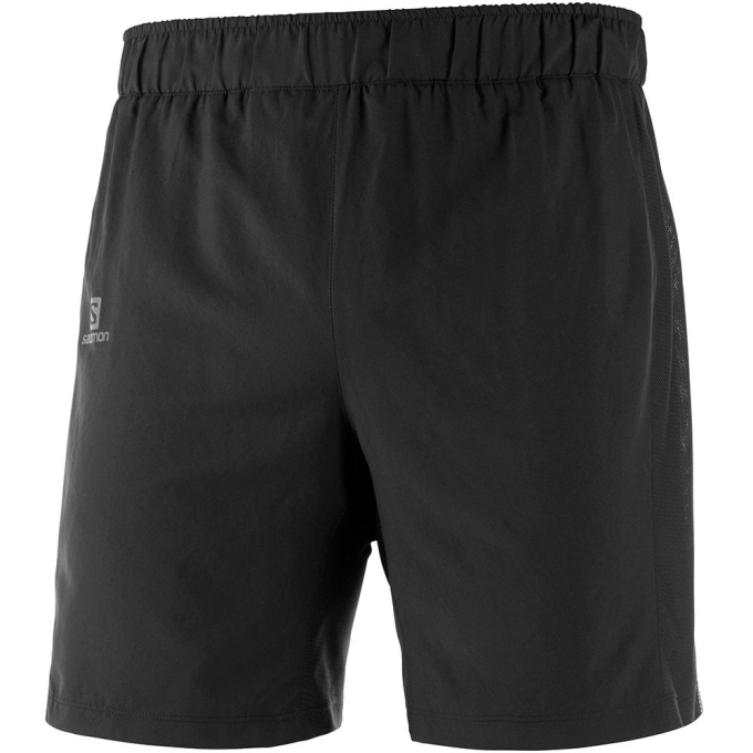 Black Salomon AGILE 2 IN 1 M Men's Shorts | AE-709ZAKY