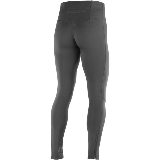 Black Salomon AGILE LONG M Men's Tights | AE-912AWGQ