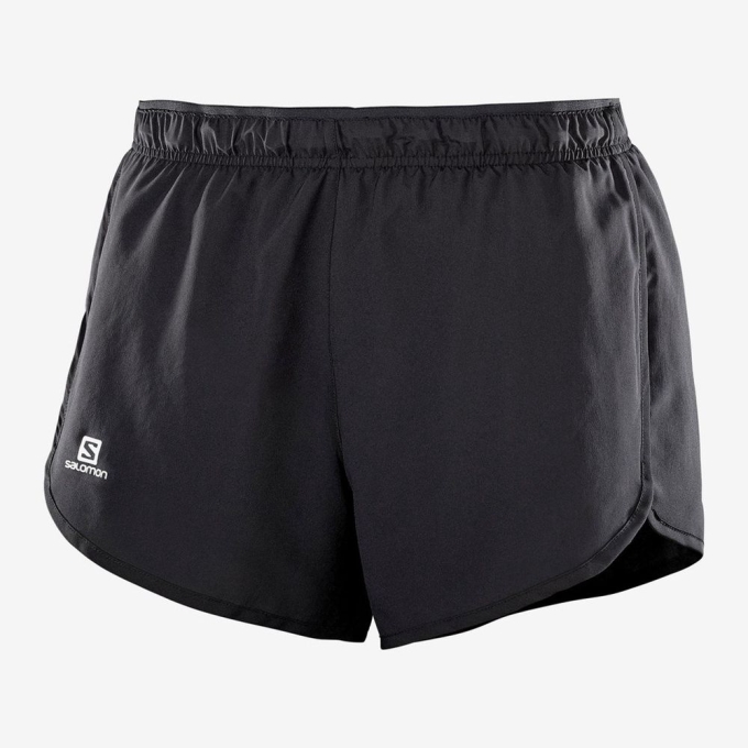 Black Salomon AGILE Women's Shorts | AE-098EKXO