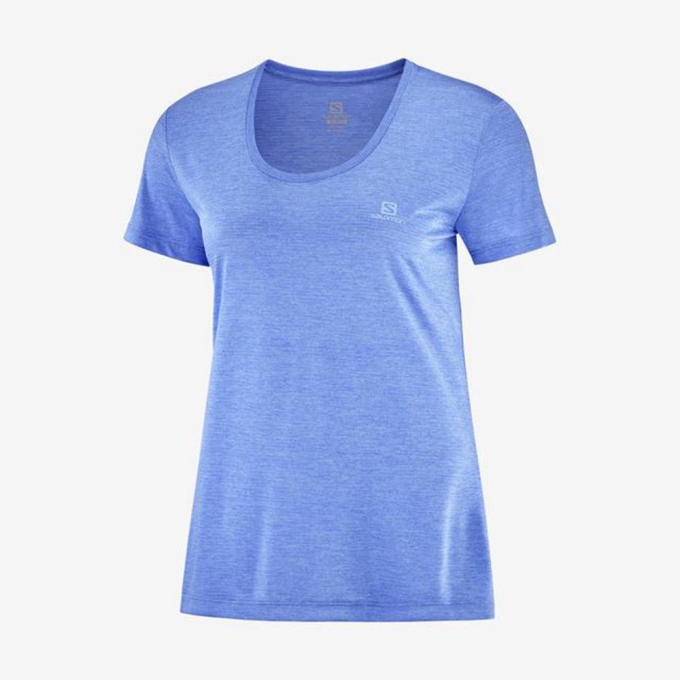 Black Salomon AGILE Women's T Shirts | AE-734VYJE