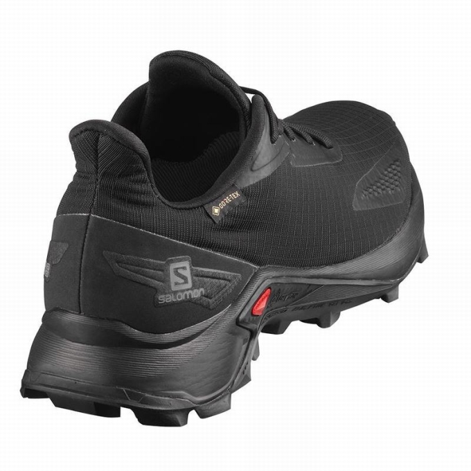 Black Salomon ALPHACROSS BLAST GTX W Women's Trail Running Shoes | AE-093FVMI