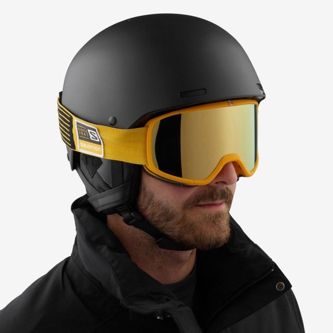 Black Salomon BRIGADE+ Men's Helmets | AE-539VUBZ