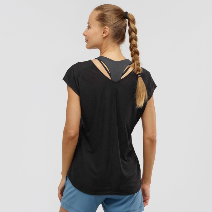 Black Salomon COMET SHAPED W Women's Tank | AE-314BJZF