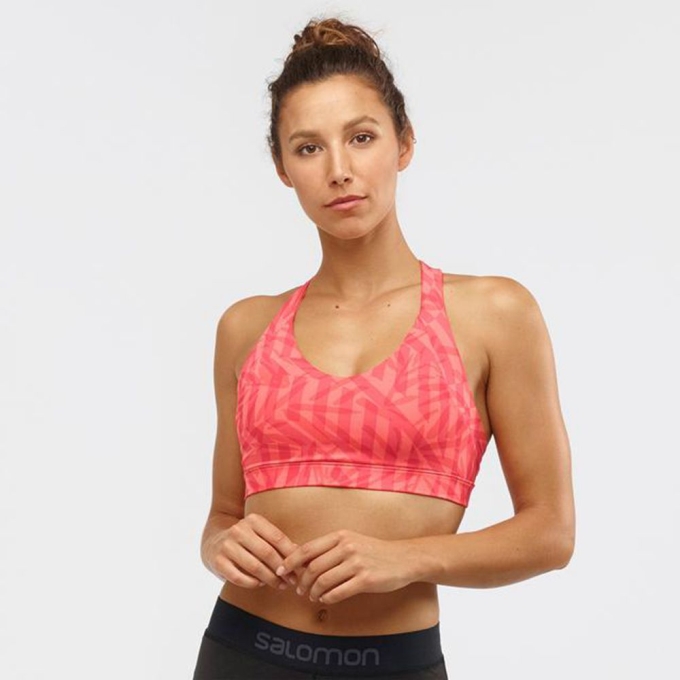 Black Salomon COMET Sport Women's Sports Bras | AE-890XCBS