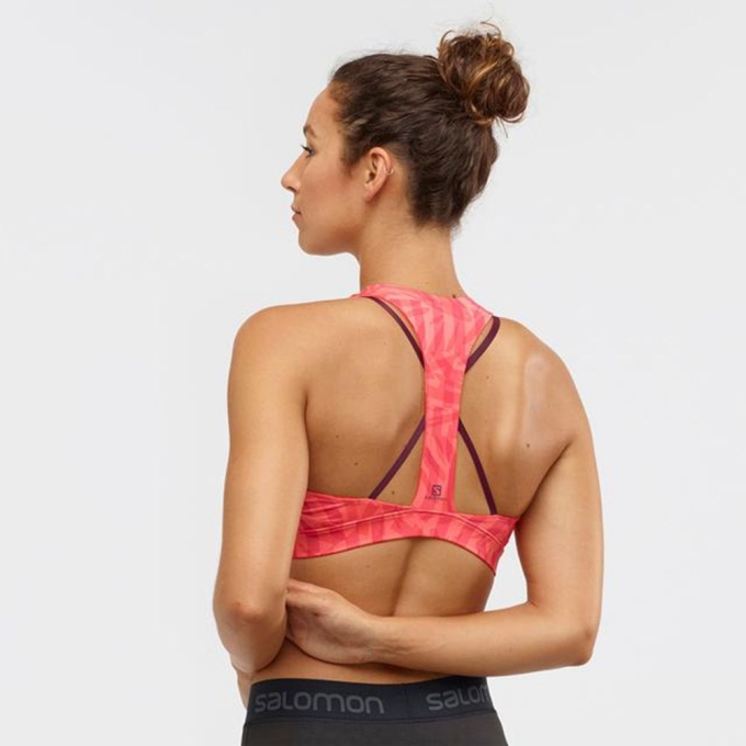 Black Salomon COMET Sport Women's Sports Bras | AE-890XCBS