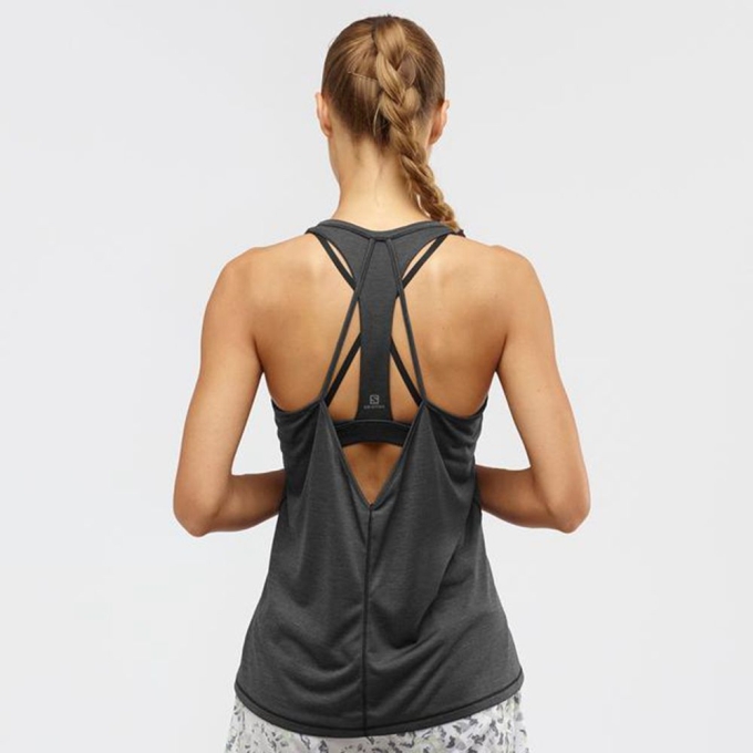 Black Salomon COMET Women's Tank | AE-863QRMG