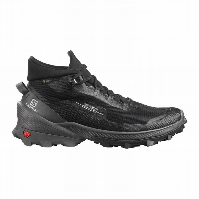 Black Salomon CROSS OVER CHUKKA GORE-TEX Women\'s Hiking Shoes | AE-514VLOH