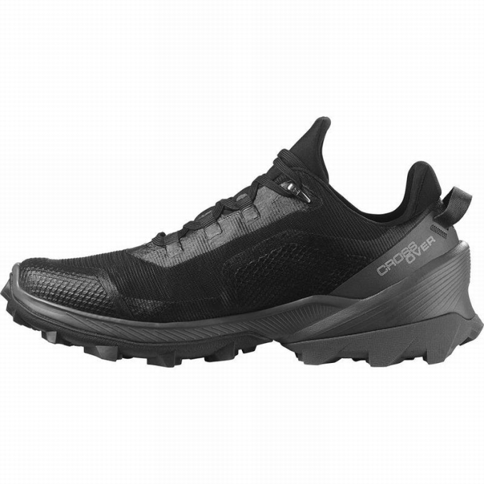 Black Salomon CROSS OVER GORE-TEX Women's Hiking Shoes | AE-512CVKY