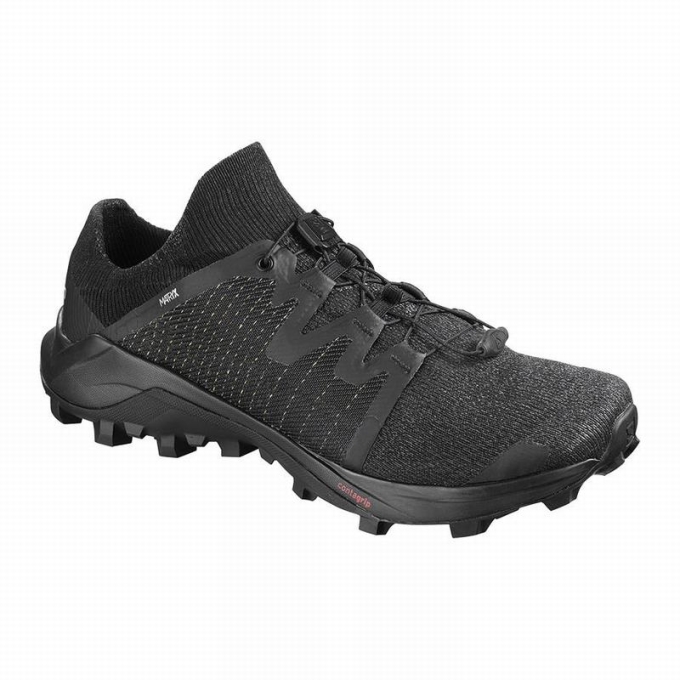 Black Salomon CROSS /PRO Men\'s Trail Running Shoes | AE-260ZTHG