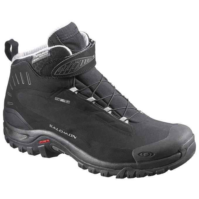 Black Salomon DEEMAX 3 TS WP W Women\'s Winter Boots | AE-780XZEG