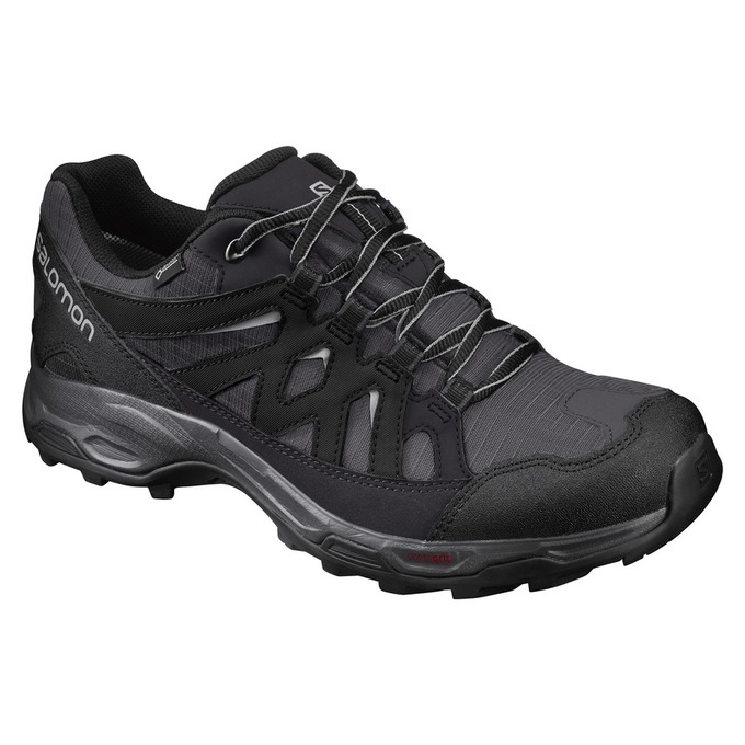 Black Salomon EFFECT GTX Men\'s Hiking Shoes | AE-548GYKT