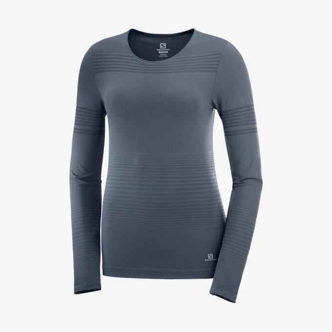 Black Salomon ELEVATE MOVE'ON LS Women's Midlayers | AE-135AVXD