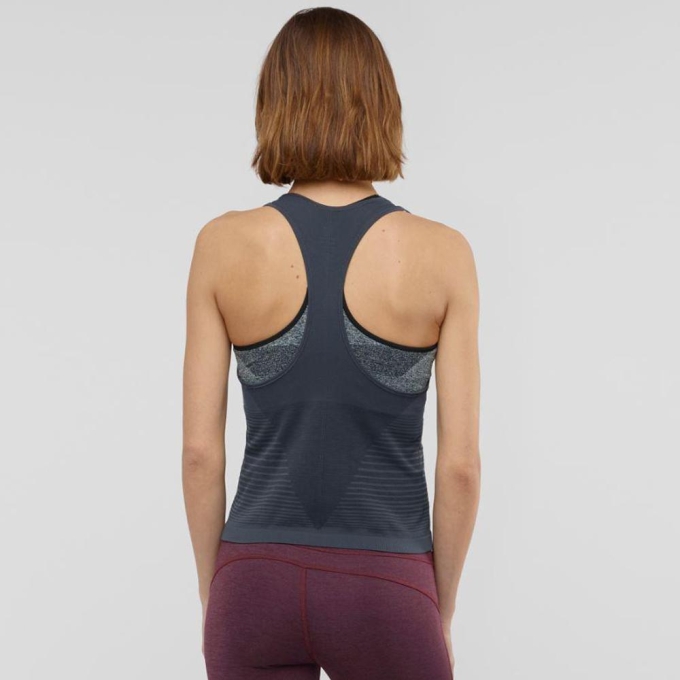 Black Salomon ELEVATE MOVE'ON TOP W Women's Tank | AE-961RGQI