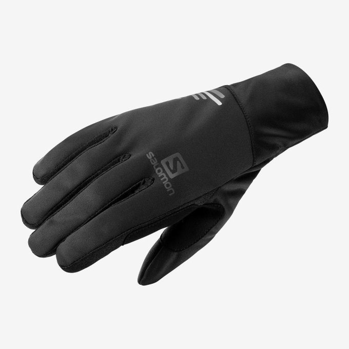 Black Salomon EQUIPE U Men's Gloves | AE-195IGCJ