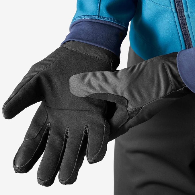 Black Salomon EQUIPE U Men's Gloves | AE-195IGCJ