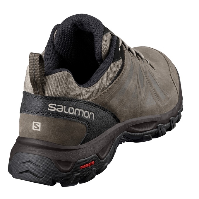 Black Salomon EVASION 2 LTR Men's Hiking Shoes | AE-618ZSKW