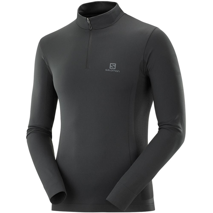 Black Salomon EXPLORE SEAMLESS HZ M Men\'s Midlayers | AE-845LMEU