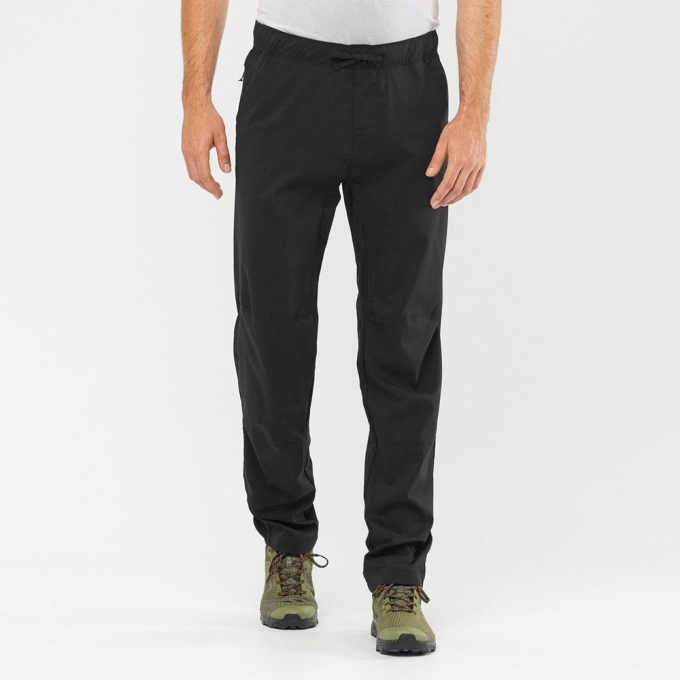 Black Salomon EXPLORE TAPERED Men's Pants | AE-624JTIL