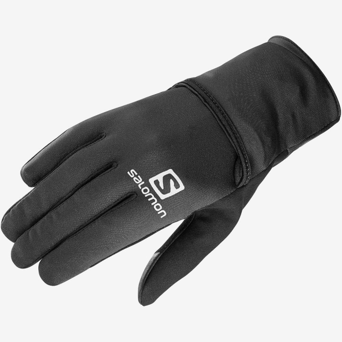 Black Salomon FAST WING U Men's Gloves | AE-968BREI