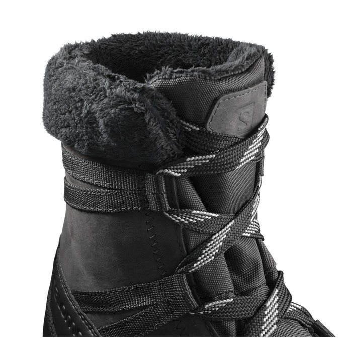 Black Salomon HEIKA LTR CS WP Men's Winter Boots | AE-936QRJE