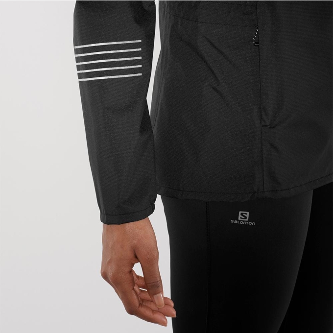 Black Salomon LIGHTNING WP JKT W Women's Jackets | AE-057BZWS