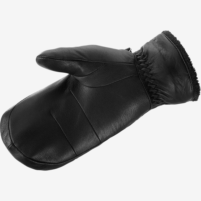 Black Salomon NATIVE MITTEN W Women's Gloves | AE-569YFVA