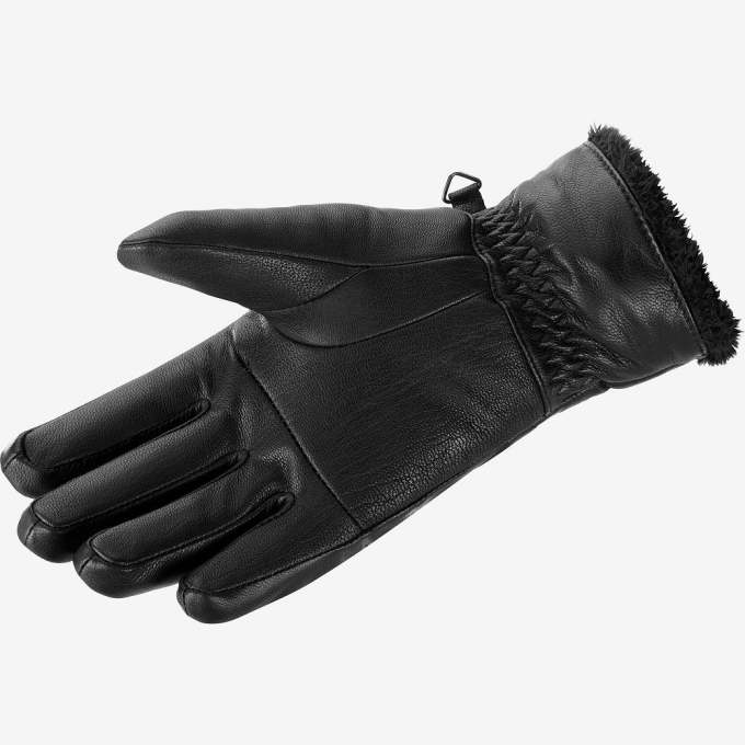 Black Salomon NATIVE W Women's Gloves | AE-715BNDM