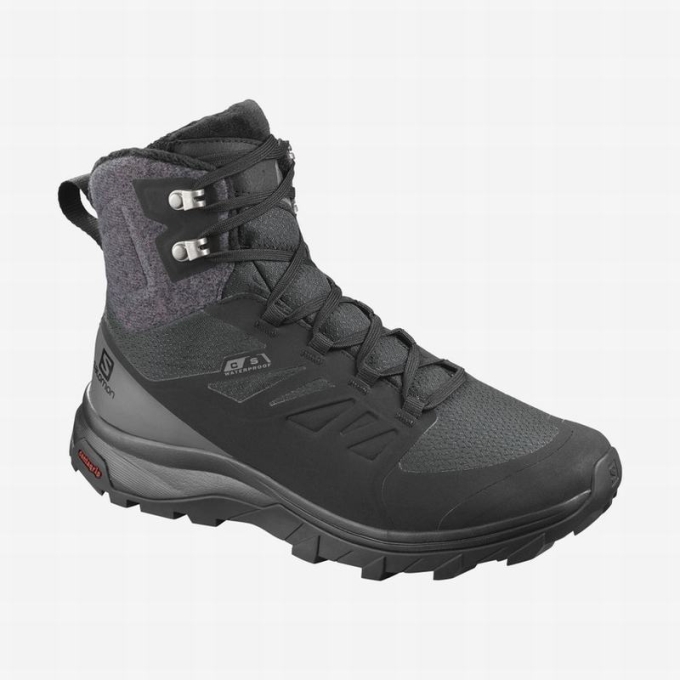 Black Salomon OUTBLAST TS CSWP W Women\'s Winter Boots | AE-156WFXR