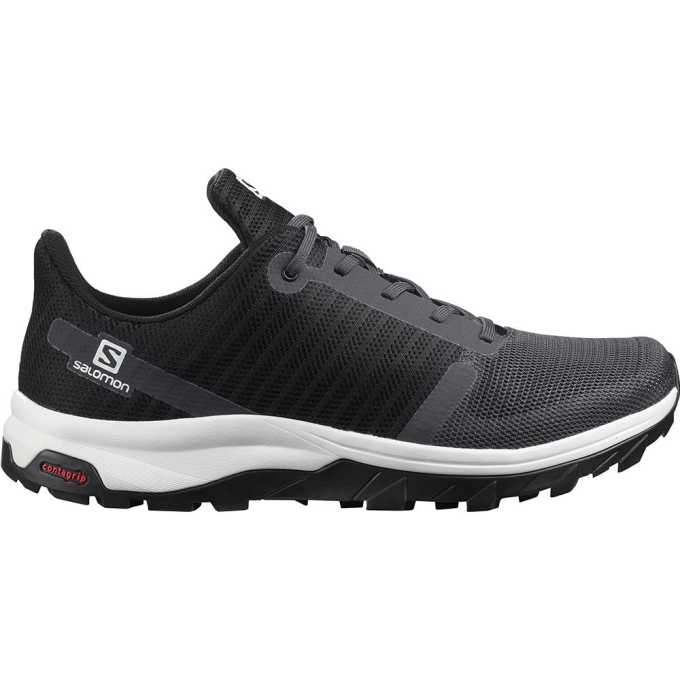 Black Salomon OUTBOUND PRISM Men\'s Running Shoes | AE-149XUVT