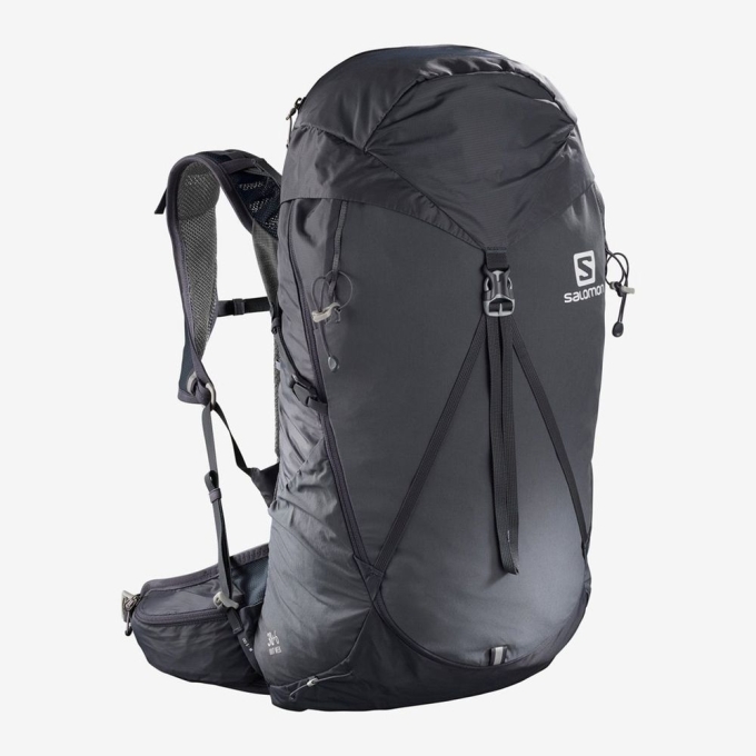 Black Salomon OUTLIFE 100 Men's Backpacks | AE-213YGDV