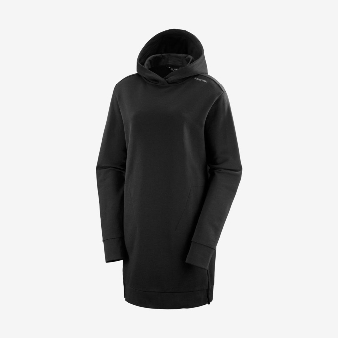 Black Salomon OUTLIFE DRESS W Dress Women's Hoodie | AE-792EGHD