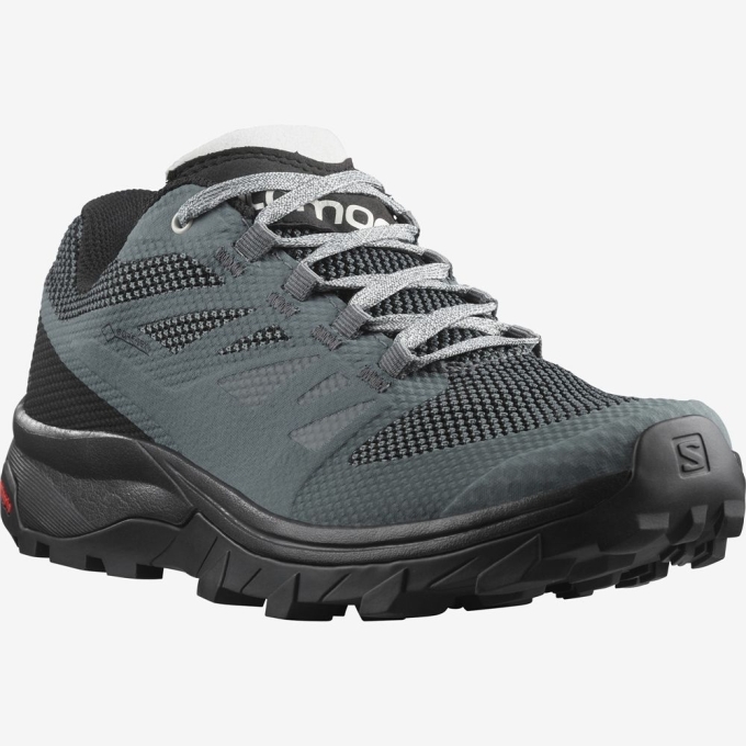 Black Salomon OUTLINE GORE-TEX Women's Hiking Shoes | AE-806YMXD