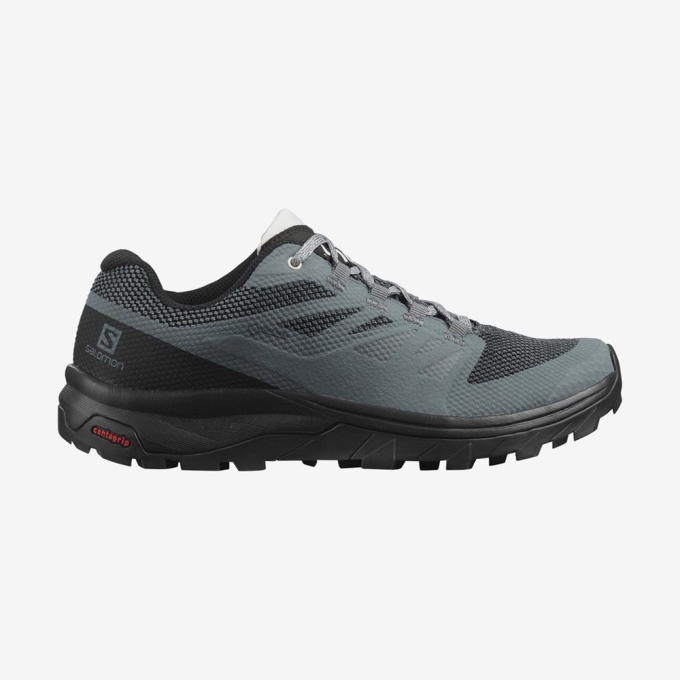 Black Salomon OUTLINE GTX Women's Hiking Shoes | AE-094VABI