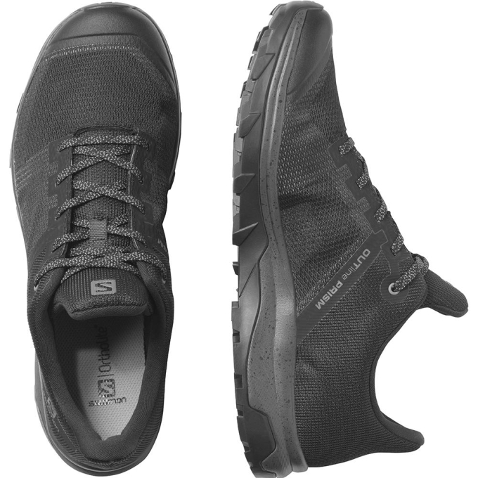 Black Salomon OUTLINE PRISM Men's Running Shoes | AE-712ZDYC